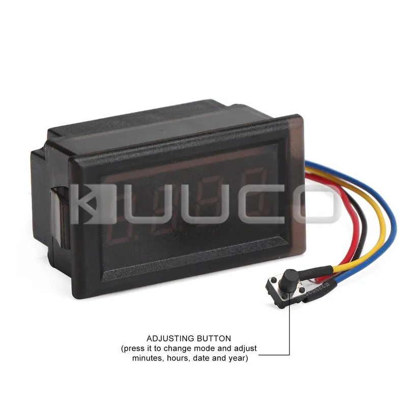 5 PCS/LOT Digital Meter DC 12V 24V Clock Paenl Meter 24-hour Display Clock DC 4.5~30V Green Led Time Monitor Waterproof Tester
5 PCS/LOT Digital Meter DC 12V 24V Clock Paenl Meter 24-hour Display Clock DC 4.5~30V Green Led Time Monitor Waterproof Tester