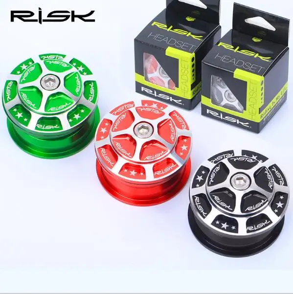 2 Colors Bicycle Aluminum 44mm Headset Built-in Hidden MTB Road Bike 1 1/8" (28.6mm) Straight Steerer Fork Bearings Headset 105g
2 Colors Bicycle Aluminum 44mm Headset Built-in Hidden MTB Road Bike 1 1/8" (28.6mm) Straight Steerer Fork Bearings Headset 105g