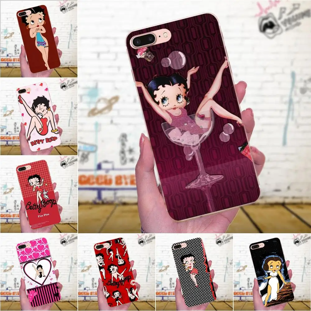 Милый чехол для телефона Betty Boop Galaxy J1 J2 J3 J330 J4 J5 J6 J7 J730 J8 2015 2016 2017 2018 mini Pro высокого