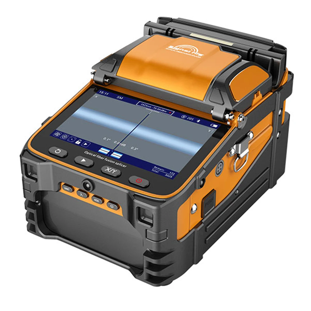 signalfire AI-9 six motors optical splicing machine multi-language fiber fusion splicer built in VFL power meter function
signalfire AI-9 six motors optical splicing machine multi-language fiber fusion splicer built in VFL power meter function