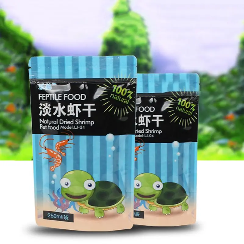 250ml/bag Shrimp Dry Feed Water Turtle Brazilian Tortoise Turtles Food Calcium Supplement Fish Tank Freshwater Dried Shrimps
250ml/bag Shrimp Dry Feed Water Turtle Brazilian Tortoise Turtles Food Calcium Supplement Fish Tank Freshwater Dried Shrimps