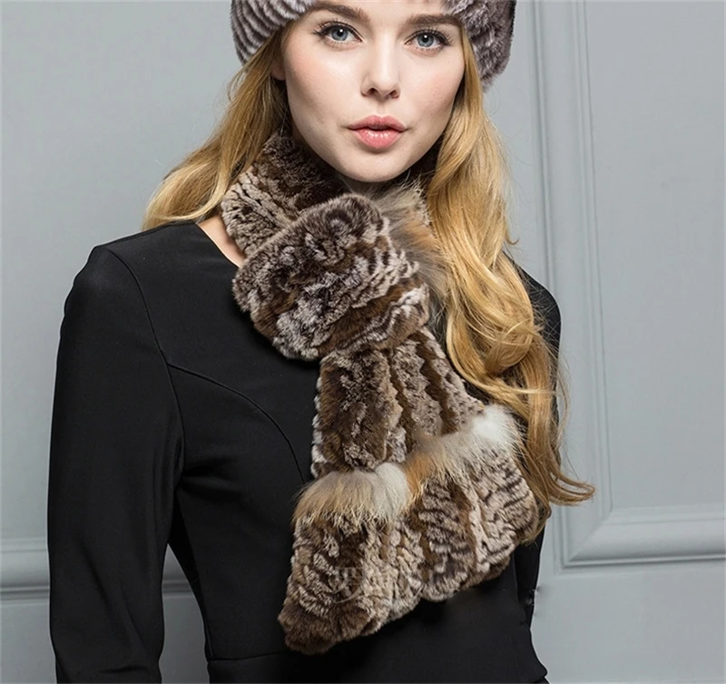 IANLAN Super Soft Fur Scarf for Women Casual Real Rex Rabbit Fur Neckerchief Ladies Knitted Raccoon Fur Wrap Muffler IL00023
IANLAN Super Soft Fur Scarf for Women Casual Real Rex Rabbit Fur Neckerchief Ladies Knitted Raccoon Fur Wrap Muffler IL00023