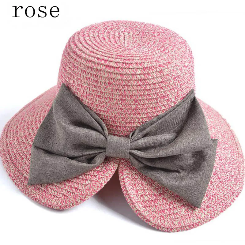 Doitbest Korean bow Womens Straw Hats Summer Sun Hats for Women Lady Beach Hats Foldable sunscreen Wide Brim Flat Gorras
Doitbest Korean bow Womens Straw Hats Summer Sun Hats for Women Lady Beach Hats Foldable sunscreen Wide Brim Flat Gorras