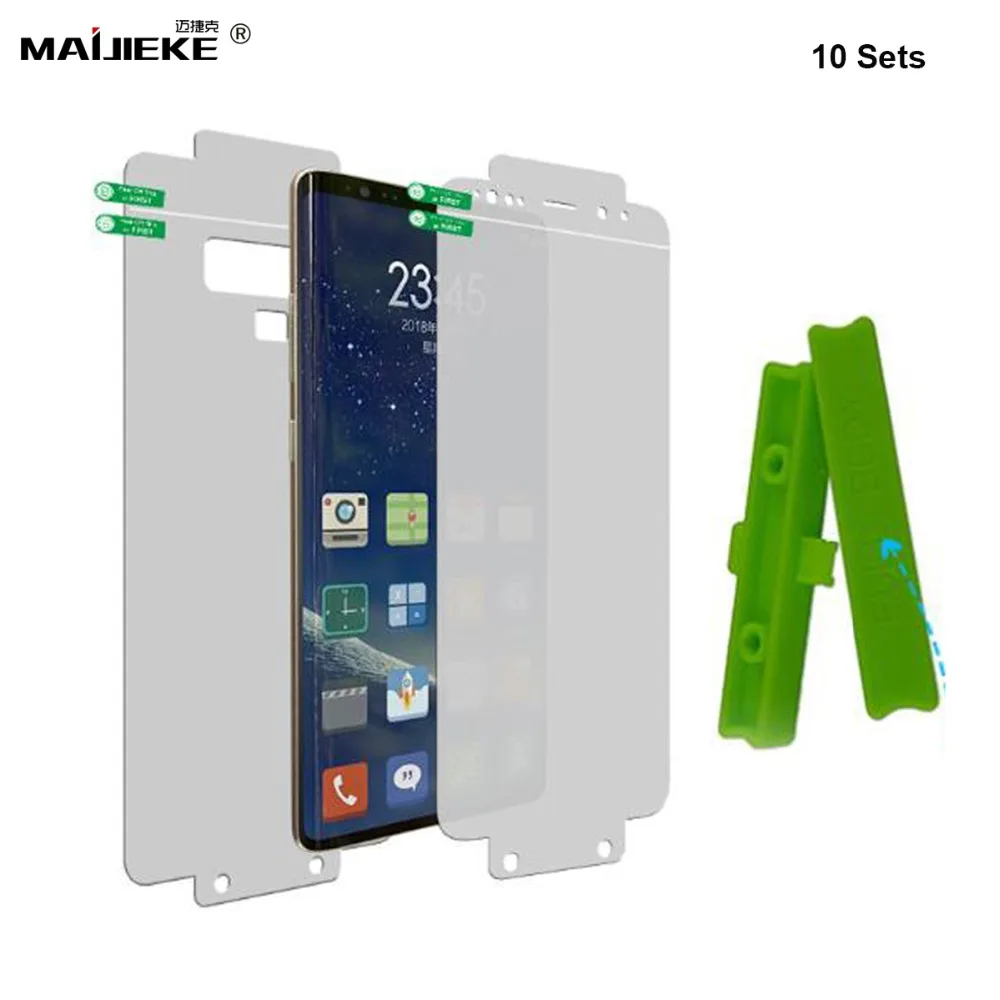 10 Sets Soft Full Cover Hydrogel film For Samsung Galaxy S10+Plus S10 Lite S9 Plus S8 plus Note 8 9 A7 2018 Screen Protector
10 Sets Soft Full Cover Hydrogel film For Samsung Galaxy S10+Plus S10 Lite S9 Plus S8 plus Note 8 9 A7 2018 Screen Protector