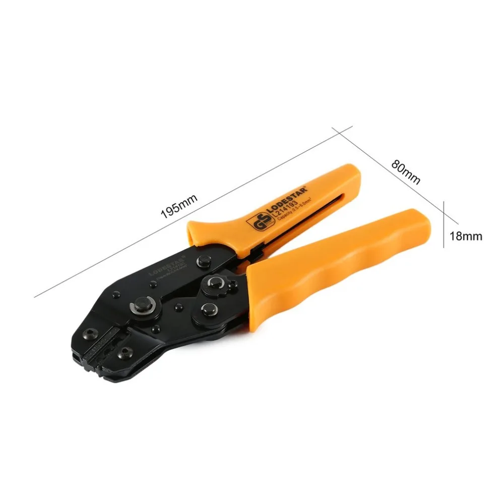 L214193 Insulated Terminals Crimping Pliers Alloy Steel Capacity 0.25-2.5mm Crimp Tool For Non Insulated Terminals
L214193 Insulated Terminals Crimping Pliers Alloy Steel Capacity 0.25-2.5mm Crimp Tool For Non Insulated Terminals