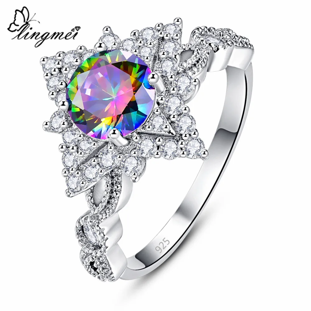 Lingmei Dropshipping Engagement Cluster Jewelry Multi & Pink & White Cubic Zirconia Silver ColorSterlingRing Size 6 7 8 9
Lingmei Dropshipping Engagement Cluster Jewelry Multi & Pink & White Cubic Zirconia Silver ColorSterlingRing Size 6 7 8 9