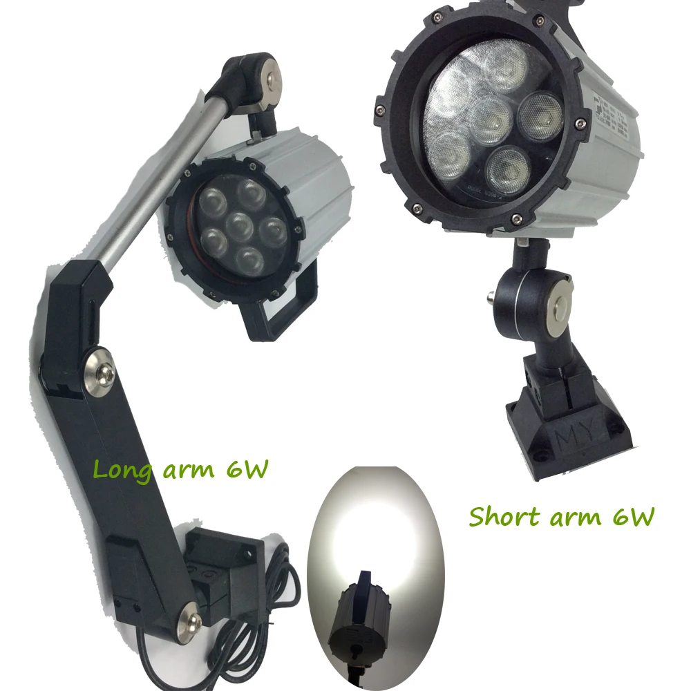 New 220-240V 120V DC24V 6W CNC Machine Work Light Short Arm Long Arm Foldable IP65 Waterproof
New 220-240V 120V DC24V 6W CNC Machine Work Light Short Arm Long Arm Foldable IP65 Waterproof