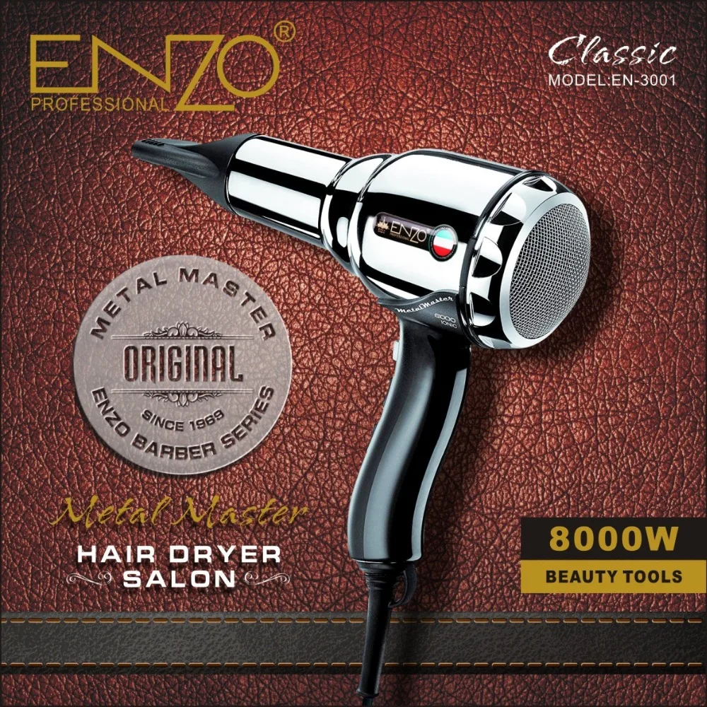 

Профессиональный фен для волос ENZO, щетка 8000 Вт, отрицательный ионный фен, мощный Фен, диффузор для волос в салоне