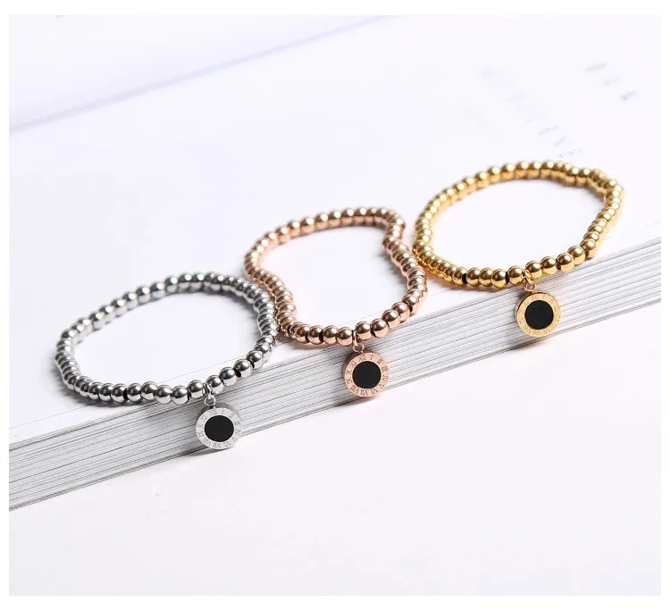 YUN RUO New Arrival Fashion Roman Two Side Stretch Bracelet Woman Gift Rose Gold Color Fashion Stainless Steel Jewelry Not Fade
YUN RUO New Arrival Fashion Roman Two Side Stretch Bracelet Woman Gift Rose Gold Color Fashion Stainless Steel Jewelry Not Fade