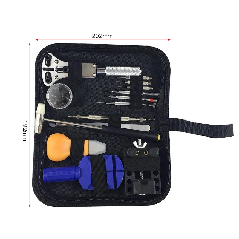 Free Shipping Watch Repair Kit Set Fix Tools 15pcs Combo Dismantle Change Battery Open Cover Operation
Free Shipping Watch Repair Kit Set Fix Tools 15pcs Combo Dismantle Change Battery Open Cover Operation
