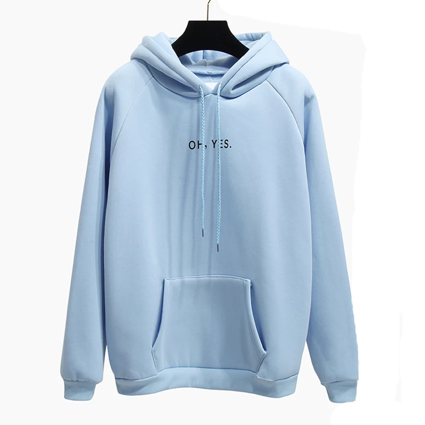 Fsdhion Autumn Winter Fleece Oh Yes Letter Harajuku Print Pullover Thick Loose Women Hoodies Sweatshirts Female Casual Coat
Fsdhion Autumn Winter Fleece Oh Yes Letter Harajuku Print Pullover Thick Loose Women Hoodies Sweatshirts Female Casual Coat