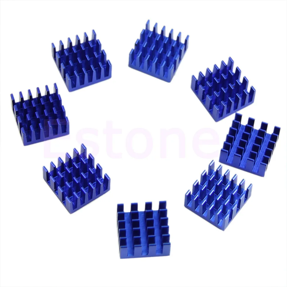 8pcs/lot 15mm*15mm*8mm Aluminium shim pad Thermal VGA RAM Heat Sinks Spreader Memory Cooler Cooling For DDR
8pcs/lot 15mm*15mm*8mm Aluminium shim pad Thermal VGA RAM Heat Sinks Spreader Memory Cooler Cooling For DDR