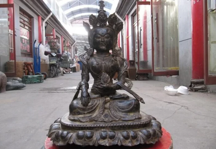 fast shipping USPS to USA S2650 13 China Buddhist temples Old Bronze Amitayus Kwan-yin Bodhisattva buddha Statue
fast shipping USPS to USA S2650 13 China Buddhist temples Old Bronze Amitayus Kwan-yin Bodhisattva buddha Statue
