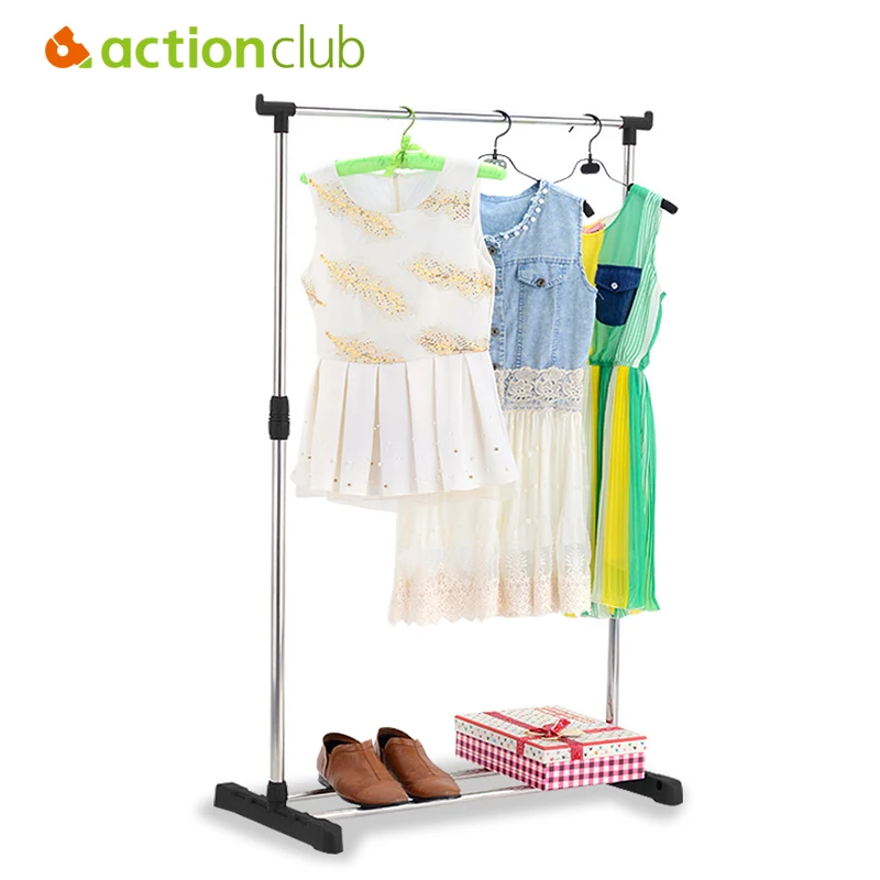 Подставка для сушки Actionclub из нержавеющей стали с одним стержнем|Вешалки одежды| |