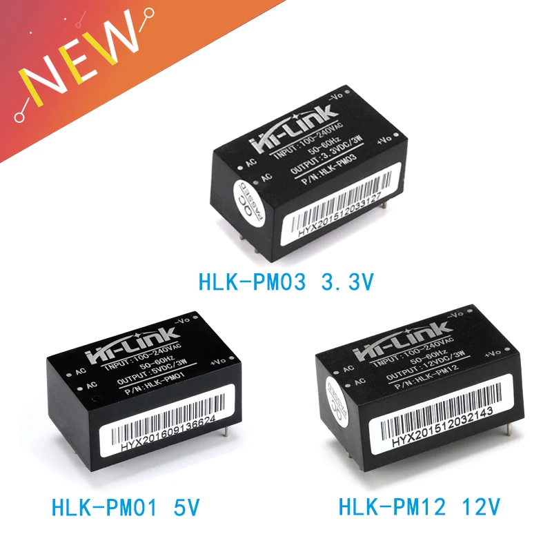 2 шт. Φ 220V to 5V/3 3 V/12V интеллектуальный модуль источника питания|Импульсный источник