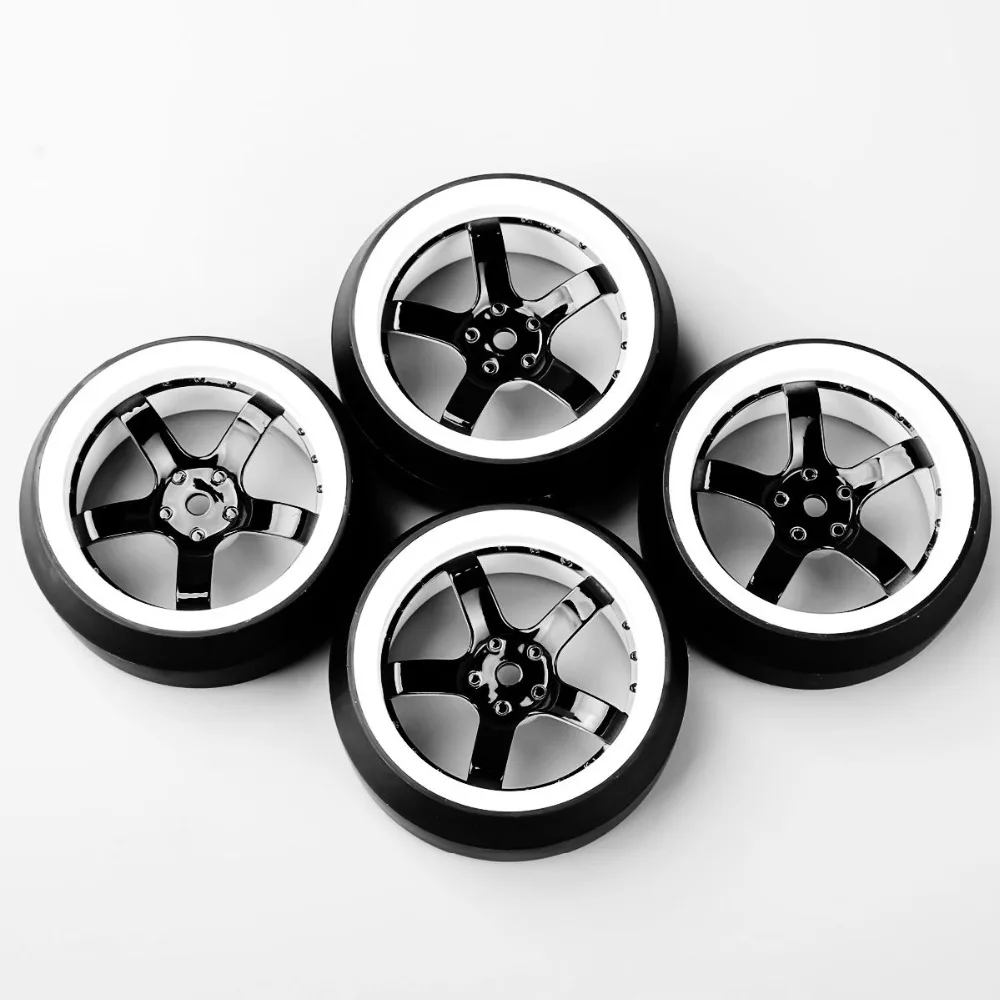 4Pcs/Set 1/10 Scale Durable 8 Spoke Silver Wheel Rim & Tyre Tires For HPI HSP Racing RC Drift Car Model Part Accessory
4Pcs/Set 1/10 Scale Durable 8 Spoke Silver Wheel Rim & Tyre Tires For HPI HSP Racing RC Drift Car Model Part Accessory