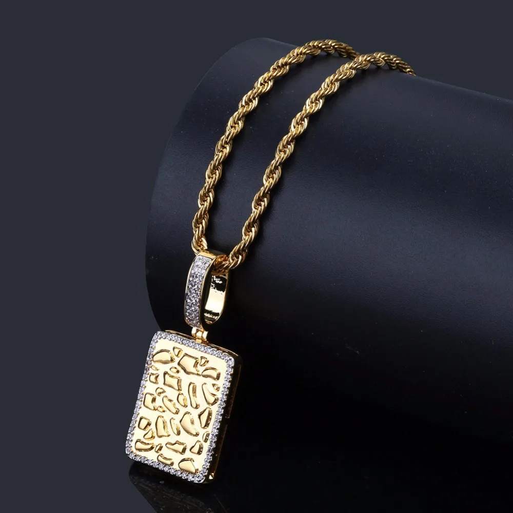 AAA+ CZ Pave Bling Ice Out Golden Square Men Pendants Necklace Gold Silver Color Copper Material Men's Hip Hop Rapper Jewelry
AAA+ CZ Pave Bling Ice Out Golden Square Men Pendants Necklace Gold Silver Color Copper Material Men's Hip Hop Rapper Jewelry