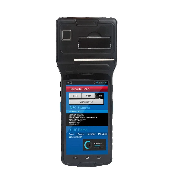 5 Inch Andriod Pos Printer Terminal Rfid UHF 2D Barcode Reader with NFC Thermal WIFI Bluetooth 4G LS550S(2D+UHF) | Компьютеры и офис