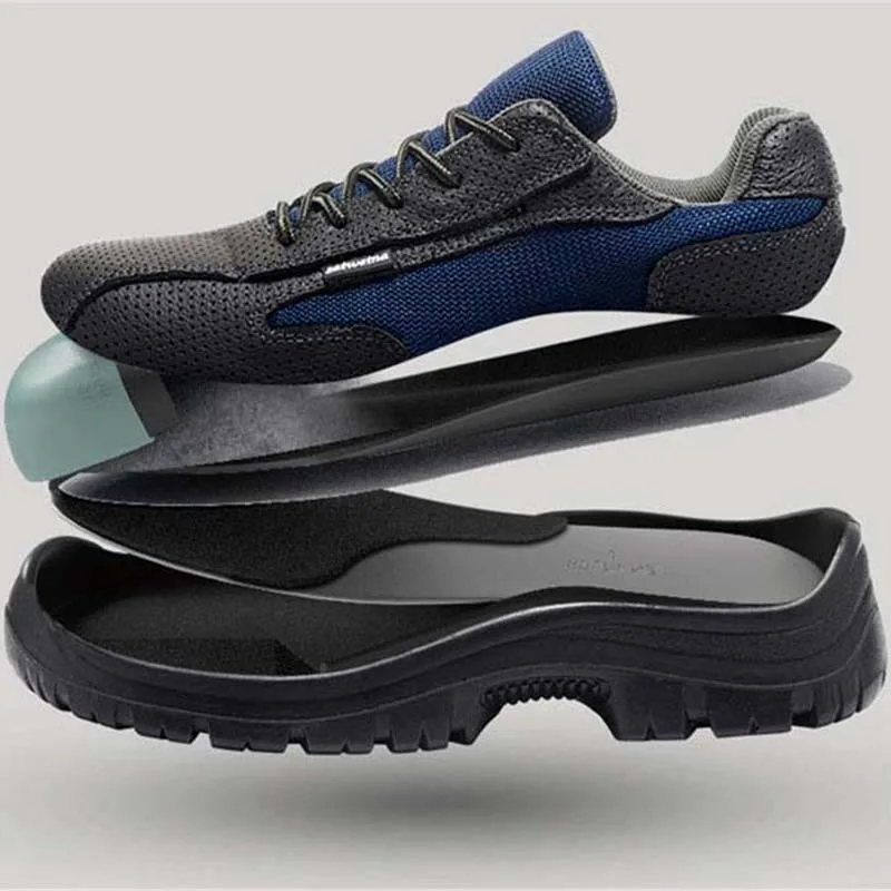 Men's High Quality Breathable Steel Toe Cap Anti-puncture Rubber Soles Non-slip Safety Shoes Leather Summer Casual Shoes To Work
Men's High Quality Breathable Steel Toe Cap Anti-puncture Rubber Soles Non-slip Safety Shoes Leather Summer Casual Shoes To Work