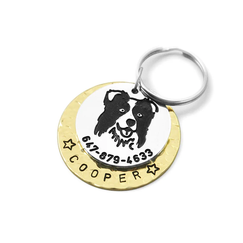 Custom Border Collie Dog Tag, Engraved Dog Tag, Personalized Pet Id Tag, Pet Jewelry Dog Jewelry, Labrador Dog Id Tag
Custom Border Collie Dog Tag, Engraved Dog Tag, Personalized Pet Id Tag, Pet Jewelry Dog Jewelry, Labrador Dog Id Tag
