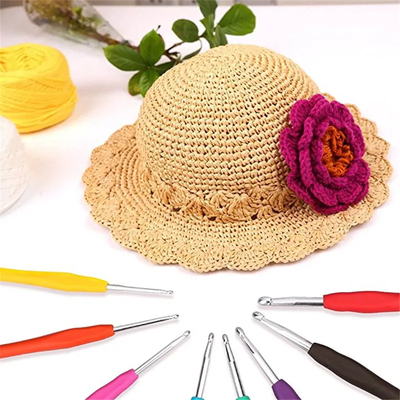 1 Piece Crochet Hooks Soft Grip Handle 2.0mm-10.0mm Crochet Needles Yarn Weave Knitting Needles For Chunky Yarns DIY Tools
1 Piece Crochet Hooks Soft Grip Handle 2.0mm-10.0mm Crochet Needles Yarn Weave Knitting Needles For Chunky Yarns DIY Tools
