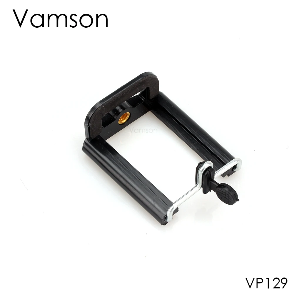 Vamson universal mobile phone holder adapter for smart phone camera mobile tripod bracket clip accessories stand-alone VP129
Vamson universal mobile phone holder adapter for smart phone camera mobile tripod bracket clip accessories stand-alone VP129