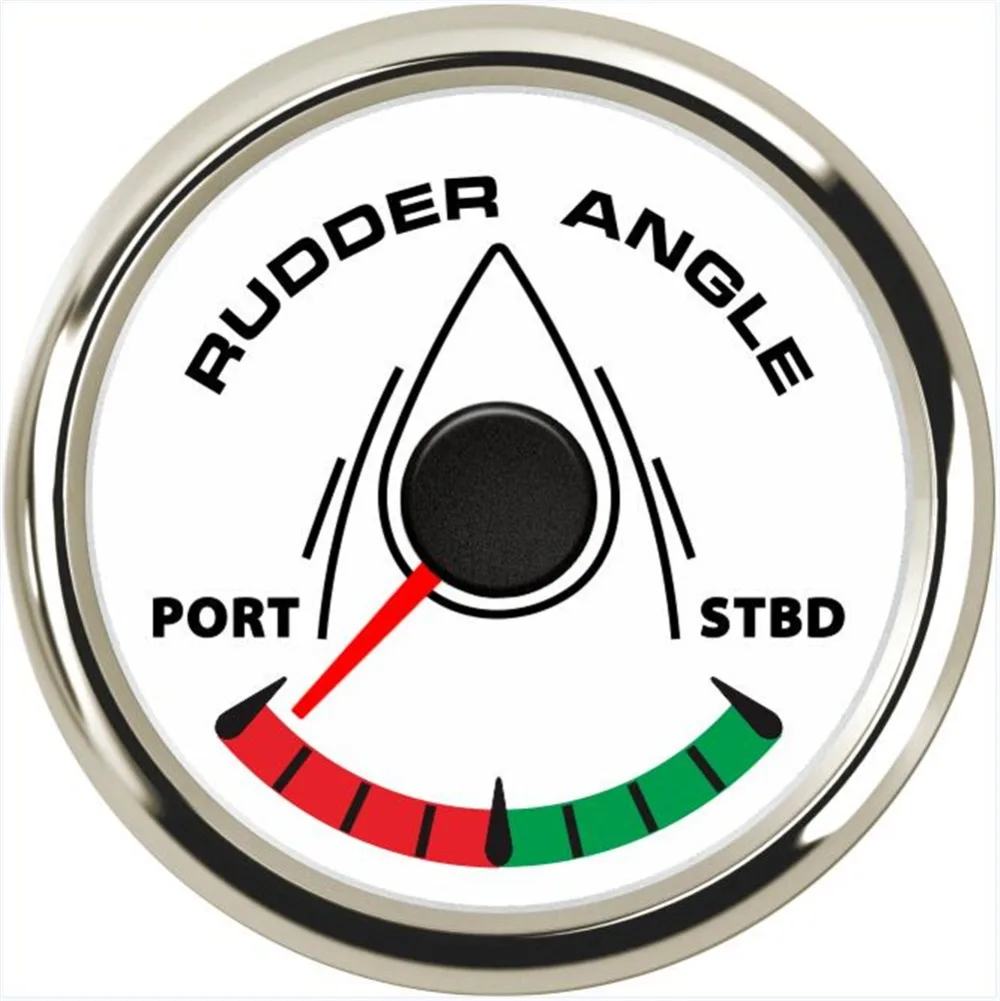 

1pc New Arrival 52mm Rudder Angle Gauges Tuning 0-190ohm Marine Rudder Angle Meters with 8 Kinds Backlight for Ship Yessel Yacht