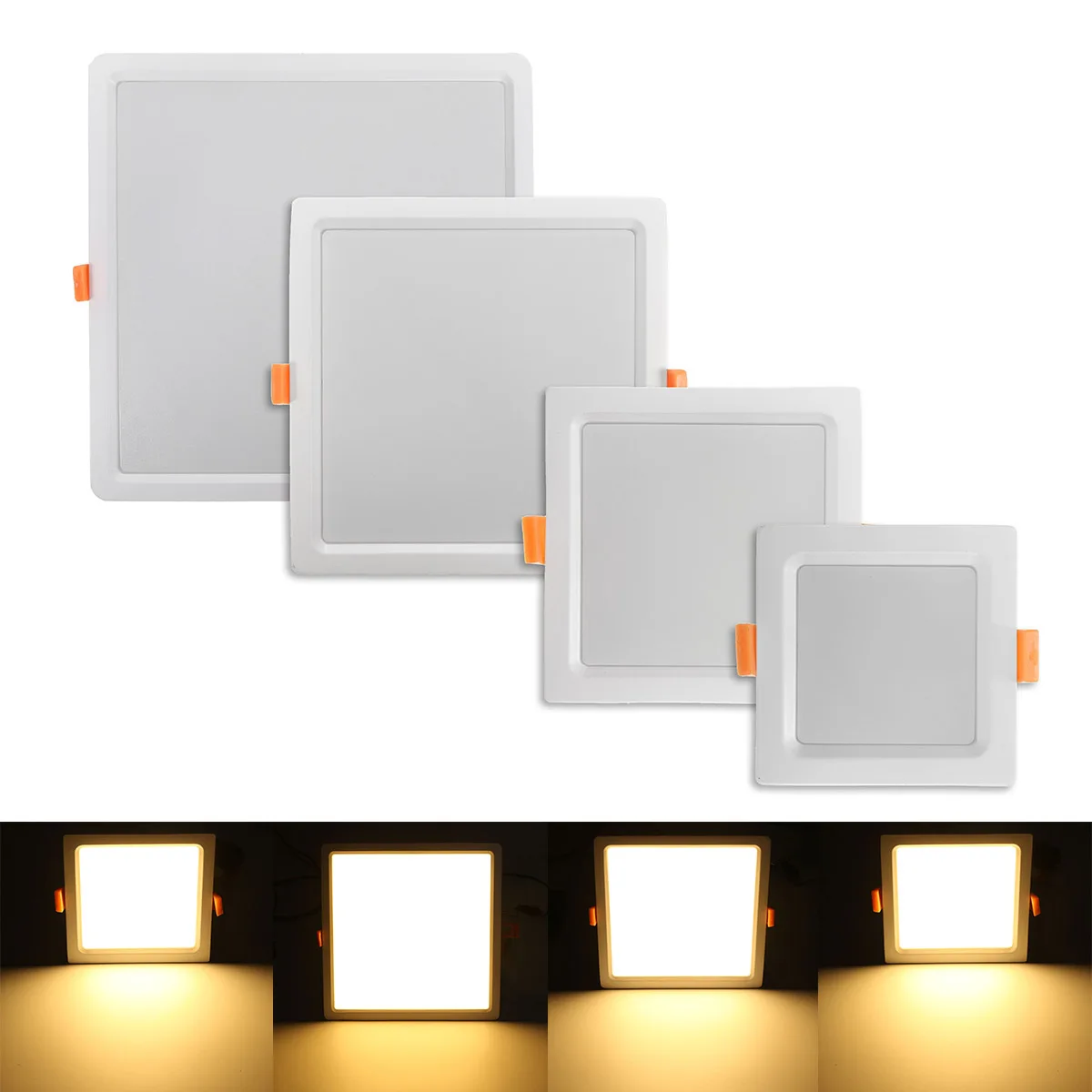 Ultrathin Recessed Downlight Square LED Panel Lights Lamp AC85-265V Fixture Recessed Ceiling Down Lights Lamp Warm White
Ultrathin Recessed Downlight Square LED Panel Lights Lamp AC85-265V Fixture Recessed Ceiling Down Lights Lamp Warm White