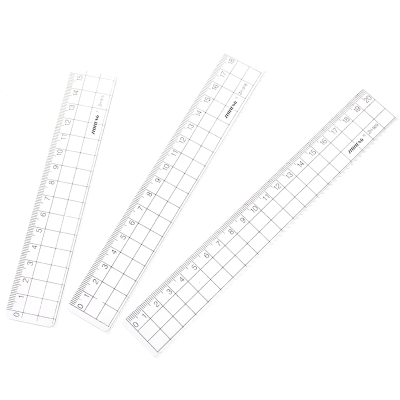 1pc 15cm 18cm 20cm Transparent Simple Ruler Plastic Square Ruler Cute Learning Stationery Drawing School Supplies
1pc 15cm 18cm 20cm Transparent Simple Ruler Plastic Square Ruler Cute Learning Stationery Drawing School Supplies