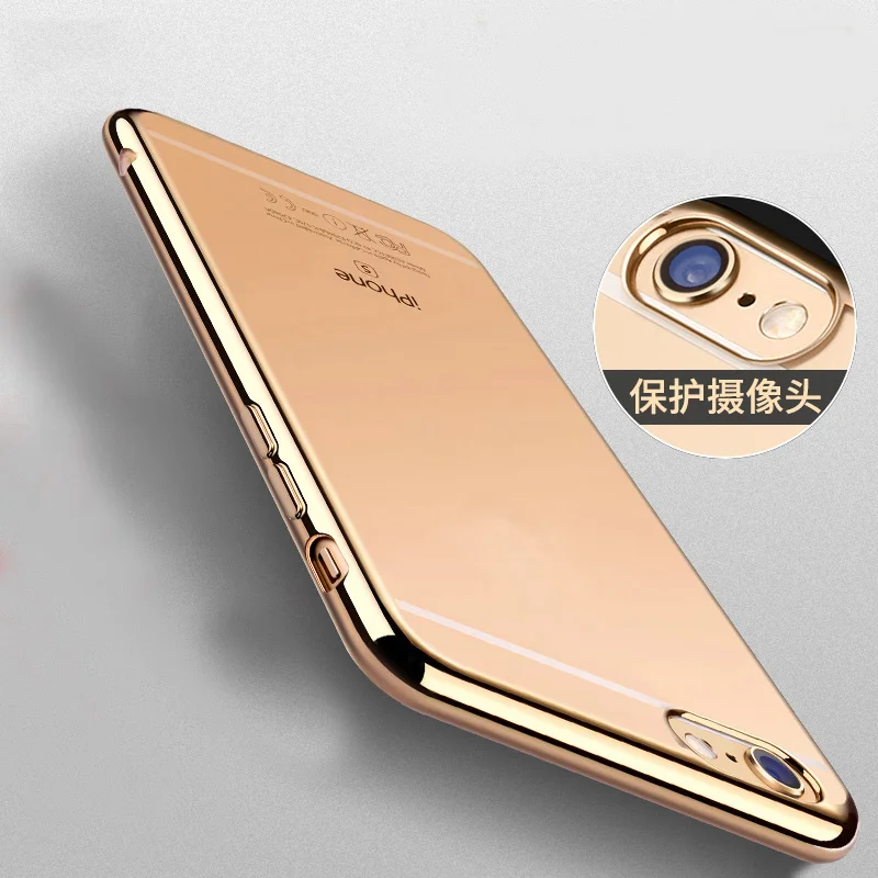 Чехол KaiNuEn чехол для Samsung Galaxy s 6 S6 / Edge S6Edge прозрачный силиконовый мягкий накладка