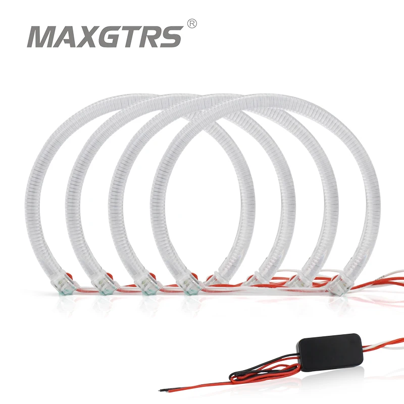 MAXGTRS Яркость 4x131 мм CREE чип комплект светодиодов глаза ангела Canbus Error Free дневные