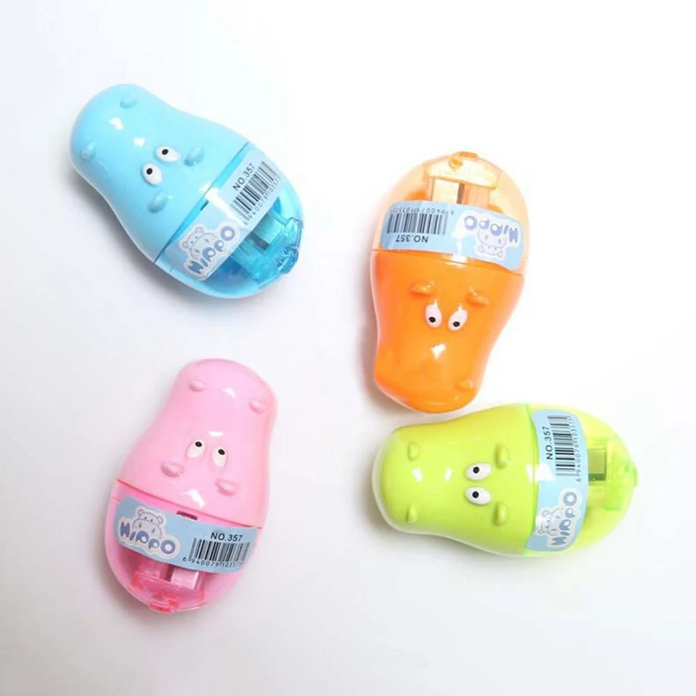 1PC Mini Animal Pencil Sharpener Creative Colorful Hippo Shape Knife Cutter Students Children Kids Gift Random Color
1PC Mini Animal Pencil Sharpener Creative Colorful Hippo Shape Knife Cutter Students Children Kids Gift Random Color