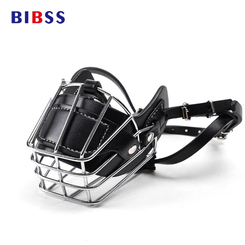 Black Large Dog Muzzle Metal Wire Basket Leather Anti-bite Masks Mouth Cover Bark Chew Muzzle Pet Breathable Safety Mask
Black Large Dog Muzzle Metal Wire Basket Leather Anti-bite Masks Mouth Cover Bark Chew Muzzle Pet Breathable Safety Mask