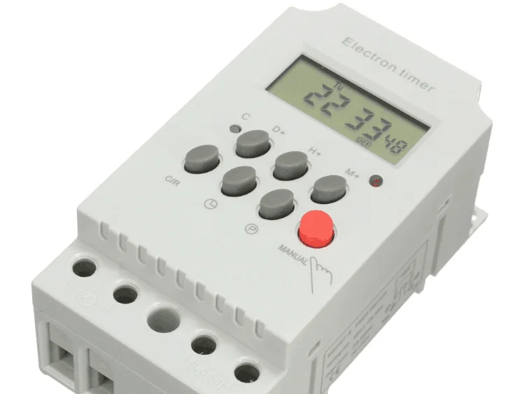 50PCS AC 220V 25A Din Rail Digital Programmable Electronic Timer Switch KG316T-II for home universal electric appliance
50PCS AC 220V 25A Din Rail Digital Programmable Electronic Timer Switch KG316T-II for home universal electric appliance