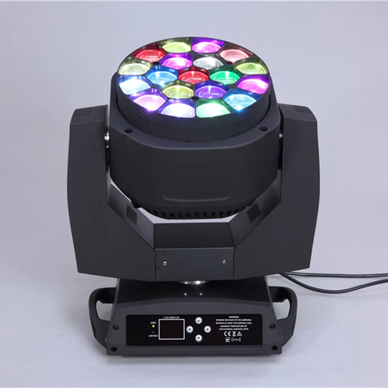 Amazing effect 19pcs*15W led rgbw 4 in 1 big bee eye zoom moving head wash disco light k10 led dmx dj lighting rotation effect
Amazing effect 19pcs*15W led rgbw 4 in 1 big bee eye zoom moving head wash disco light k10 led dmx dj lighting rotation effect