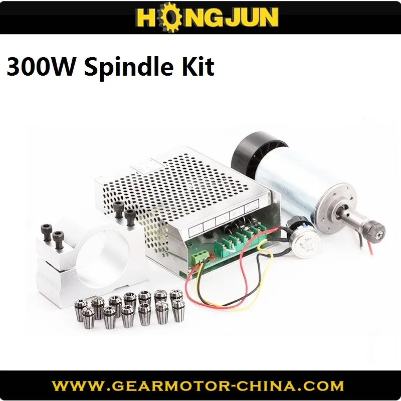 HONGJUN 300W Air Cooled Spindle Motor & Spindle Speed Power Converter & 52mm Clamp &13pcs ER11 Collet For Engraving.
HONGJUN 300W Air Cooled Spindle Motor & Spindle Speed Power Converter & 52mm Clamp &13pcs ER11 Collet For Engraving.