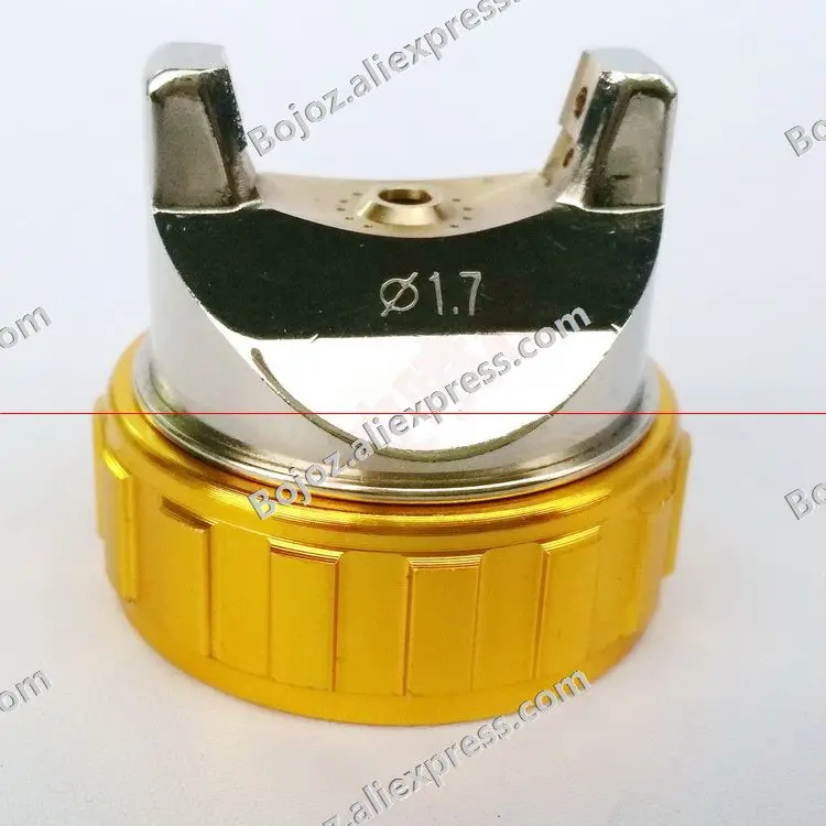 Free shipping HVLP Spray Gun Gravity Feed 1.7mm Paint Spray Pistol Power Tools w/t cup and Gold air cap for Car body
Free shipping HVLP Spray Gun Gravity Feed 1.7mm Paint Spray Pistol Power Tools w/t cup and Gold air cap for Car body