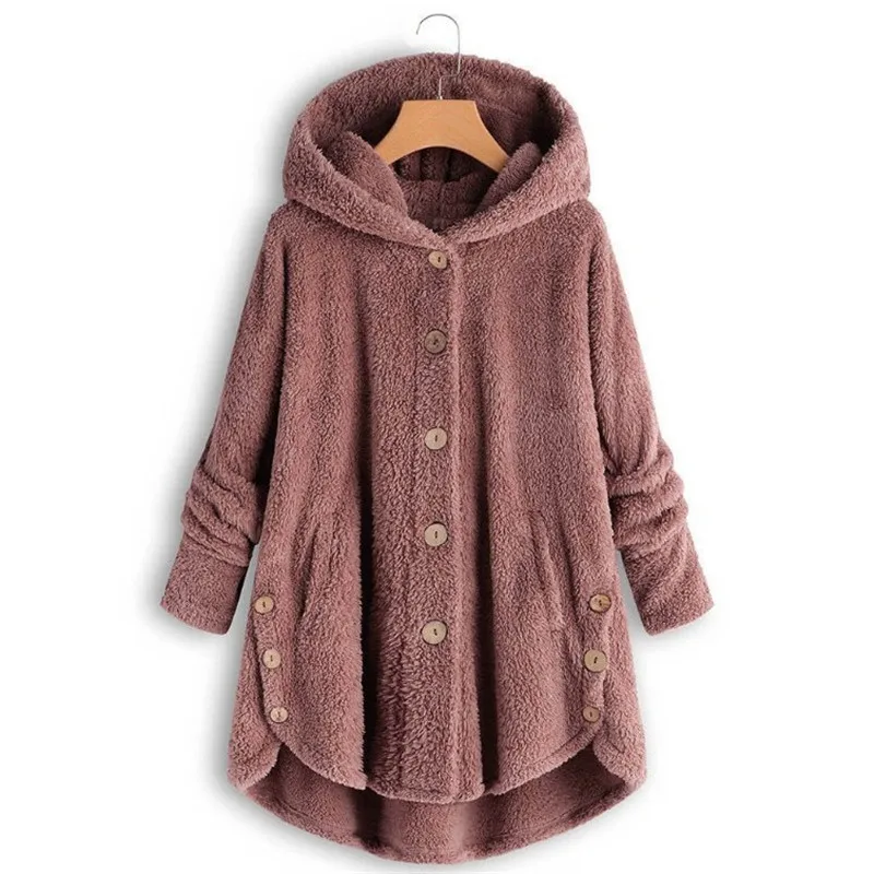 5XL Women's Jacket 2022 New Mid-Length Hooded Button Plush Windbreaker Autumn Winter Casual Warm Hairy Jacket Mother Loaded A622
5XL Women's Jacket 2022 New Mid-Length Hooded Button Plush Windbreaker Autumn Winter Casual Warm Hairy Jacket Mother Loaded A622
