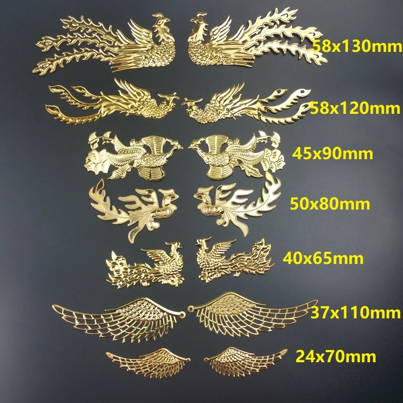 5 pair/lot Phoenix dragon metal Filigree Flower Wrap Connector Jewelry DIY Components
5 pair/lot Phoenix dragon metal Filigree Flower Wrap Connector Jewelry DIY Components