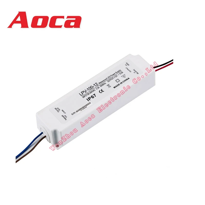 Waterproof LED Power Supply Driver Transformer AC/DC 12V 24V Switching Power Supply Low Voltage Lighting LED Transformer
Waterproof LED Power Supply Driver Transformer AC/DC 12V 24V Switching Power Supply Low Voltage Lighting LED Transformer