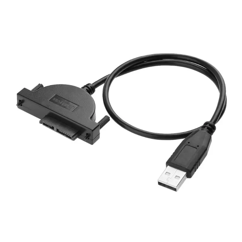USB2.0 To Mini SATA 7+6 13Pin Adapter Converter Cable Support For Laptop CD/DVD ROM Slimline Drive 480Mbps
USB2.0 To Mini SATA 7+6 13Pin Adapter Converter Cable Support For Laptop CD/DVD ROM Slimline Drive 480Mbps