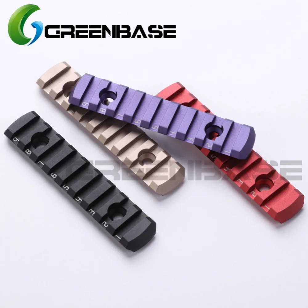 Greenbase Ultrathin 9slot MLOK Rail Section Rifle Scope Tactical Rail Adapter 9 Slot M-lok Picatinny 20mm
Greenbase Ultrathin 9slot MLOK Rail Section Rifle Scope Tactical Rail Adapter 9 Slot M-lok Picatinny 20mm