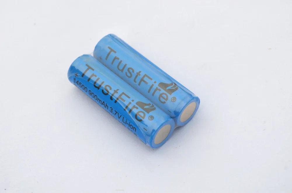 2pcs Trustfire AA 14500 900mAh 3.7V Li-ion Rechargeable Battery New Free Shipping Blue | Электроника