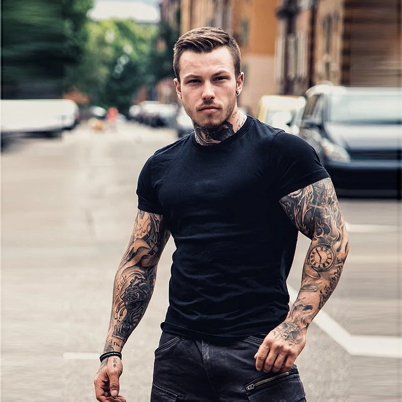 Летняя футболка с коротким рукавом для фитнеса Muscle brothers, тонкая футболка из чистого хлопка с круглым вырезом и коротким рукавом, Однотонная ...
Летняя футболка с коротким рукавом для фитнеса Muscle brothers, тонкая футболка из чистого хлопка с круглым вырезом и коротким рукавом, Однотонная ...