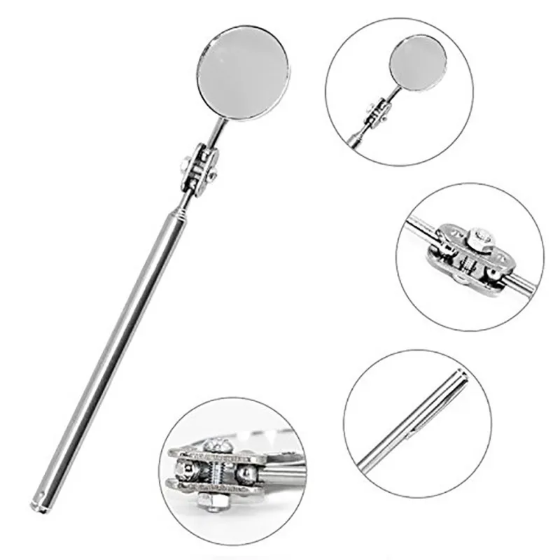 Automotive Maintenance Inspection Mirror Universal folding telescopic reflector size welding chassis inspection mirror 7801
Automotive Maintenance Inspection Mirror Universal folding telescopic reflector size welding chassis inspection mirror 7801