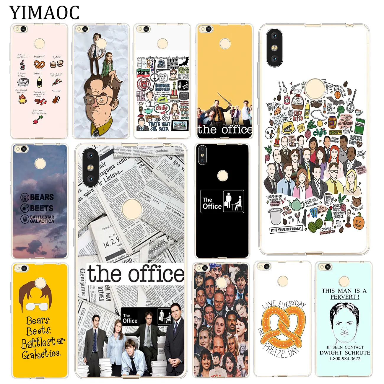 Мягкий чехол YIMAOC для телефона Xiaomi MI Redmi 8A 7A 6A 5A 4X Note 8 7 6 Pro 5 Plus | Мобильные телефоны и
