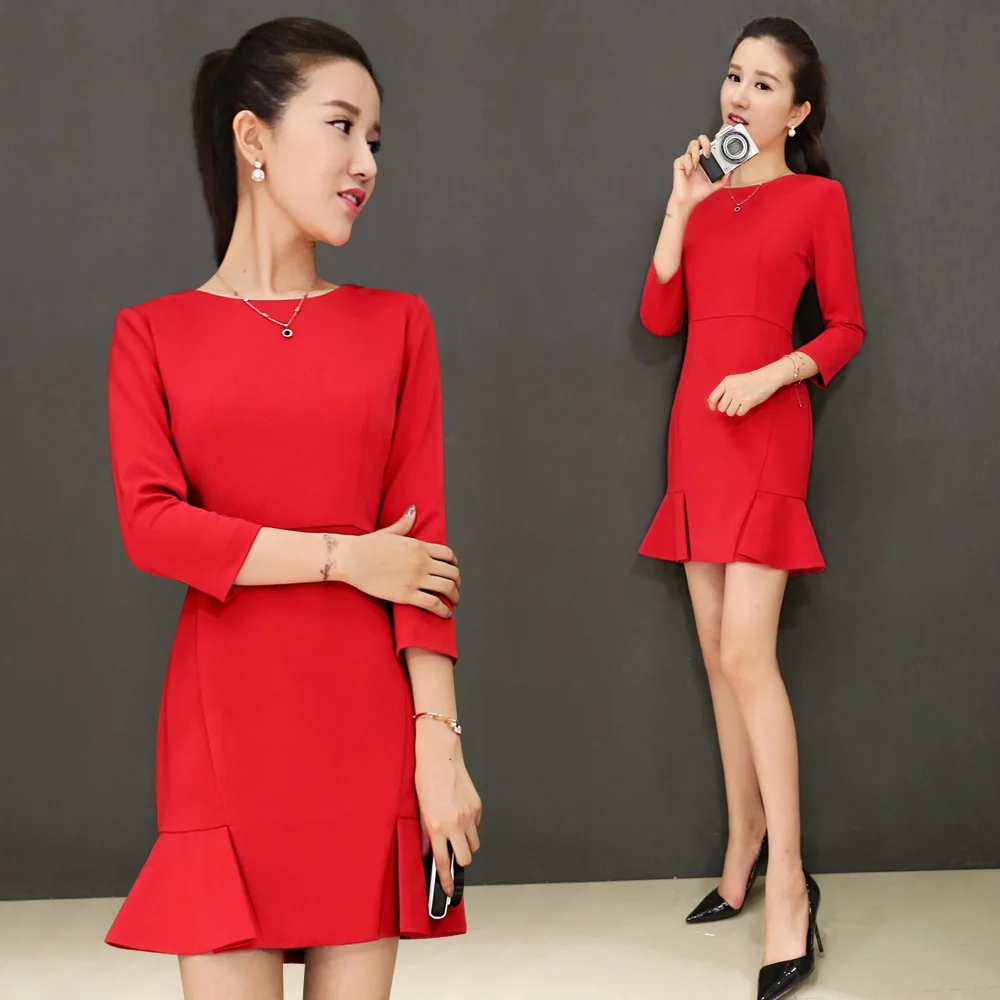2016 Spring New Fashion Women Plus Size 3XS-10XL Slim Fit Mini Ruffle Dress Ladies Sexy Retro Vintage Mermaid Fishtail Dresses
2016 Spring New Fashion Women Plus Size 3XS-10XL Slim Fit Mini Ruffle Dress Ladies Sexy Retro Vintage Mermaid Fishtail Dresses