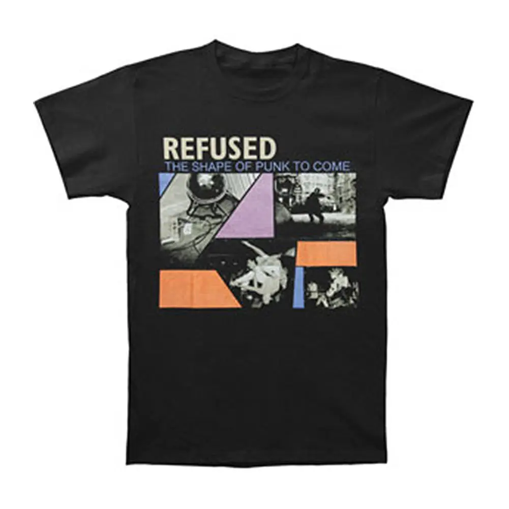 Refused Men's Shape of Punk To Come (Black) Slim Fit T-shirt Black Casual Short Sleeve T Shirt Novelty Shirt
Refused Men's Shape of Punk To Come (Black) Slim Fit T-shirt Black Casual Short Sleeve T Shirt Novelty Shirt