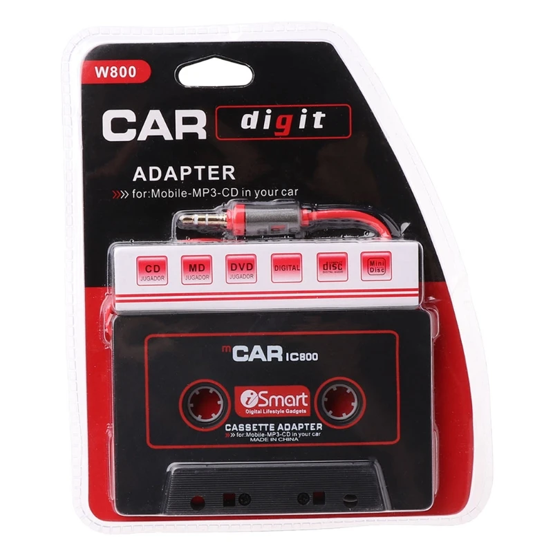 3 5 мм черный Автомобильный AUX аудио лента кассета адаптер преобразователь для