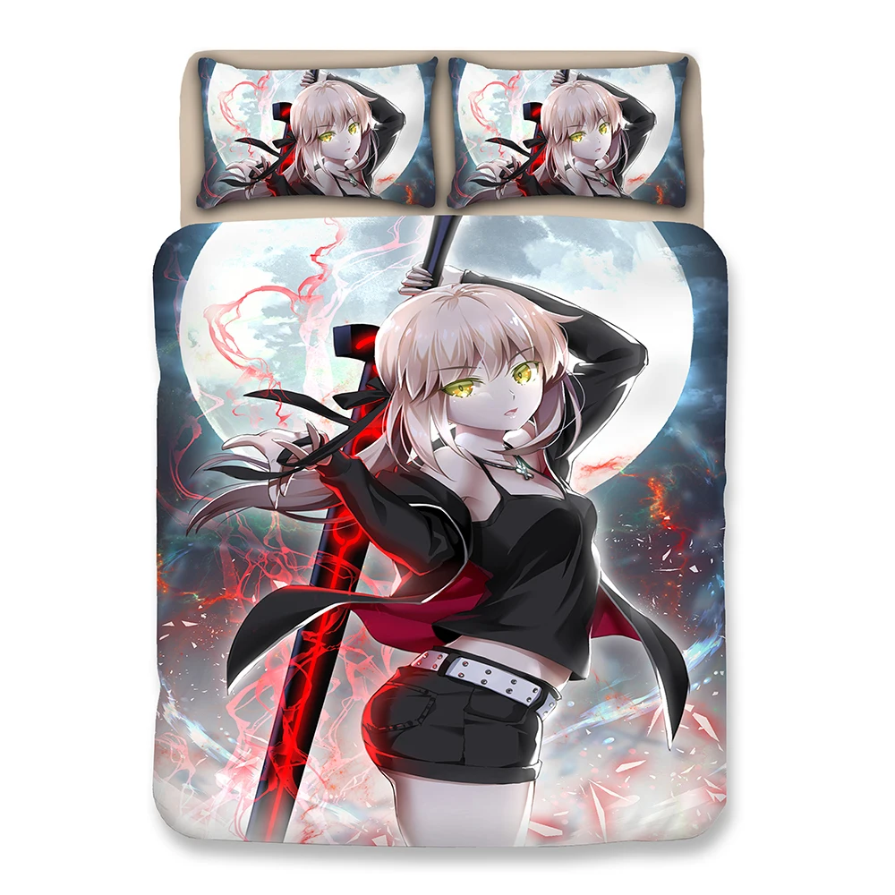 3D Anime cartton Bedding Set Fate Grand Order Alter Jeanne d'Arc Comforter Set Sheet Quilt Cover Pillowcase Joan Arc Bedclothes
3D Anime cartton Bedding Set Fate Grand Order Alter Jeanne d'Arc Comforter Set Sheet Quilt Cover Pillowcase Joan Arc Bedclothes